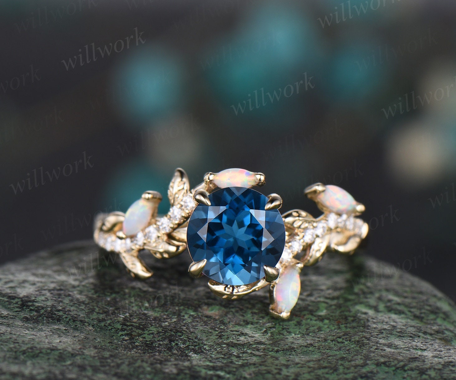 Unique Emerald Engagement Ring | London Victorian Ring Co – The London  Victorian Ring Co